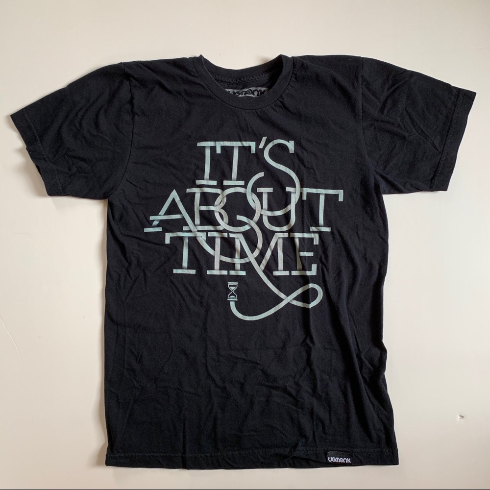 Ugmonk It’s About Time (Black) T-shirt - Small